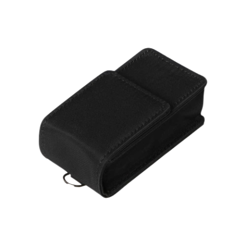 Black GL320MG case, horizontal design with zipper and velcro closure.